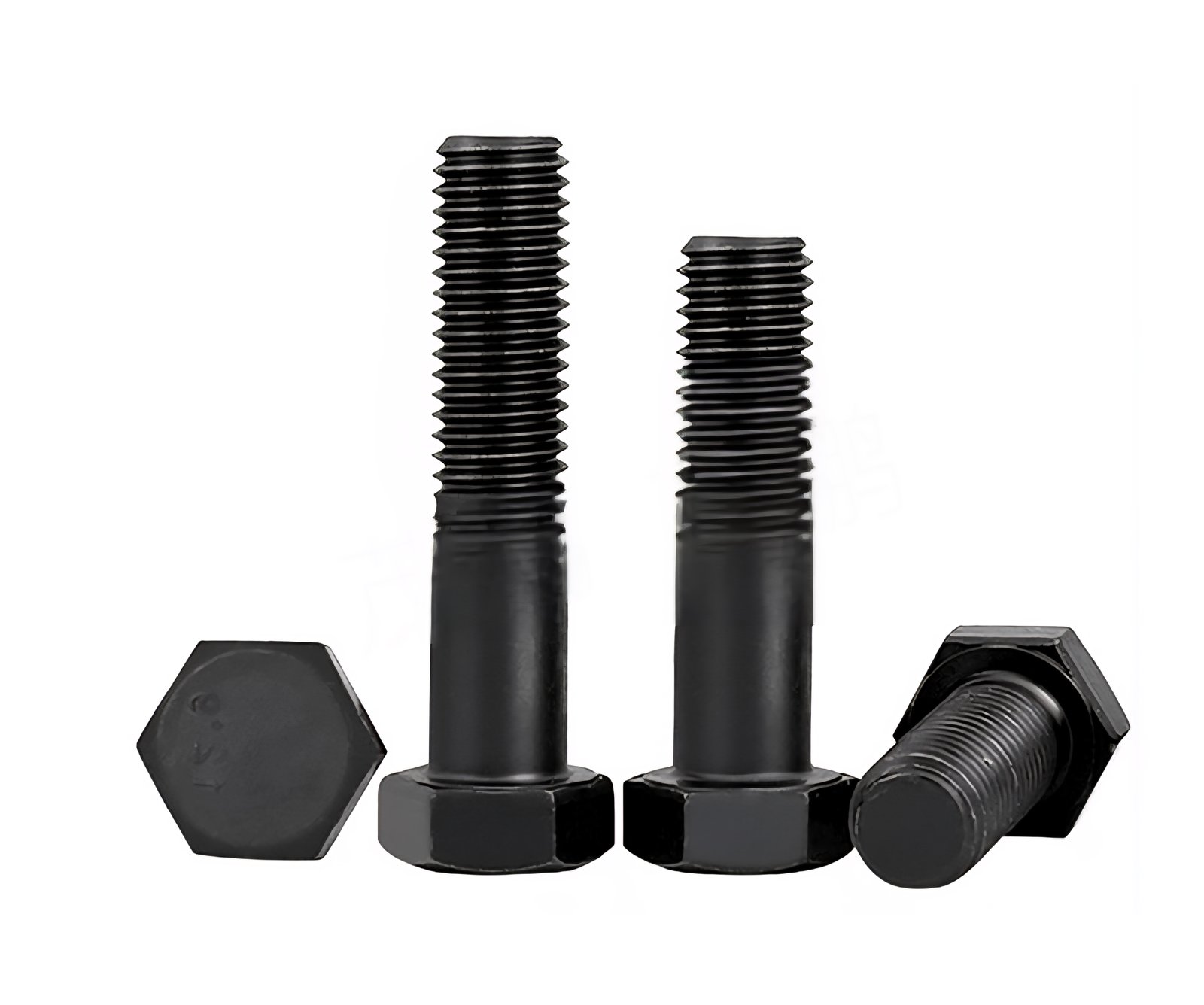 Partially threaded hex bolts — view 3